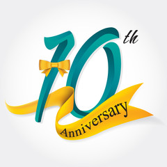 Anniversary emblems template design