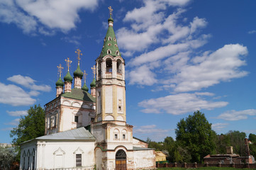 Trinity church, built in the begining of XVIII century, Serpukhov,Moscow region,Russia.