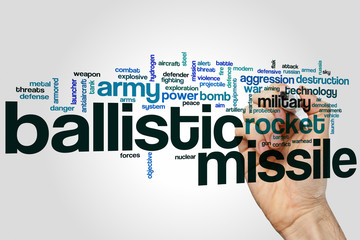 Ballistic missile word cloud