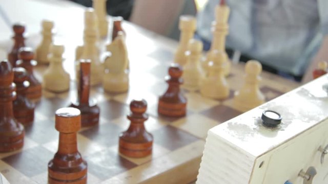 Close-Up Of Chess Game Tournament