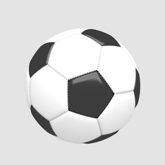 3D rendering isolated football