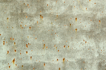 Rusty spotted painted metal texture background. Copy space for image or text.
