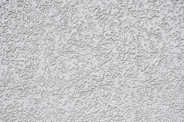 Background With White Plaster Wall With Uneven Surface