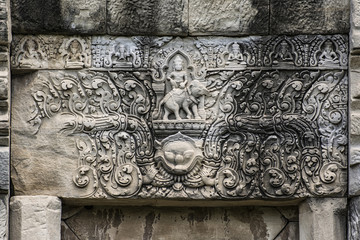 The Lintel of Phluang Sanctuary in Surin, public areas.