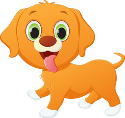 cute dog cartoon