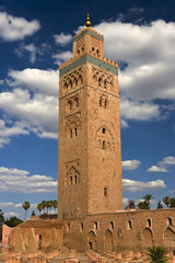 Obraz premium Morocco. Marrakech. Mosque of Koutoubia