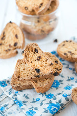 Italian cookies of a biskotti