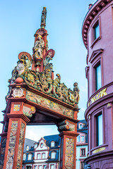 Brunnen am Marktplatz in Mainz