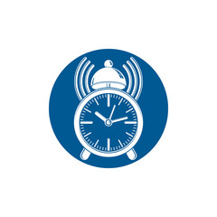 Alarm-clock 3d symbol, best for use in graphic design. Call the