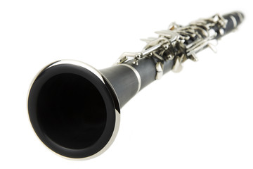 clarinet in overwhite / overwhite portrait of clarinet - pavilion detail