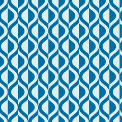 Graphic simple ornamental tile, vector repeated pattern made usi