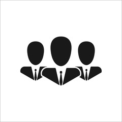 Obraz premium People icon. Vector sign Eps 10