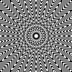 Hypnotic Fascinating Abstract Image.Vector Illustration.