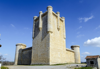 Castle Communards Torrelobaton in Valladolid, Spain