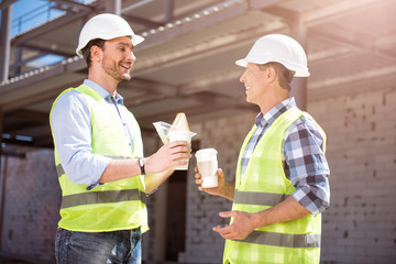 Modern building and business