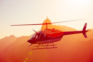 helicopter over the Rio © Sergii Mostovyi