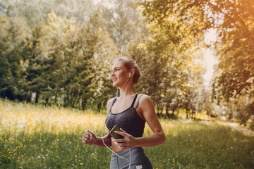 beautiful sporty girl