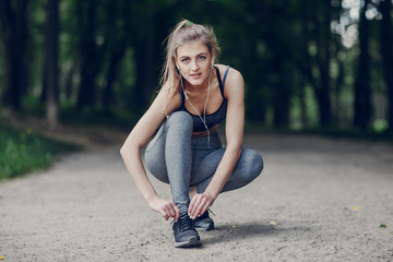 beautiful sporty girl