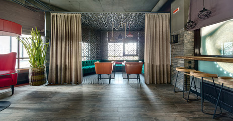 Mexican restaurant's interior