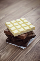 Different Chocolate bar