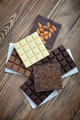 Different Chocolate bar