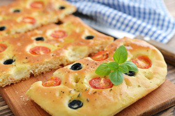 Italian food -  traditional focaccia