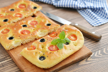 Italian food -  traditional focaccia