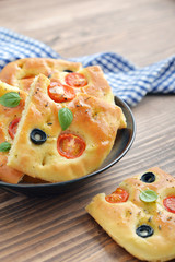 Italian food -  traditional focaccia