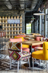 Mexican restaurant's interior