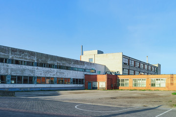 Obraz premium Forsaken factory in Ventspils in Latvia