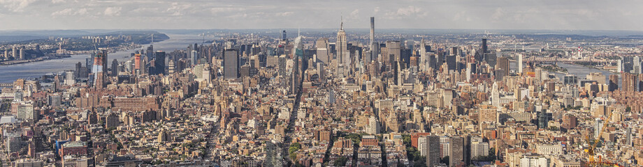Aerial view of New York City