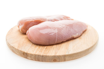 Raw fresh chicken meat