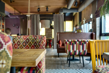 Mexican restaurant's interior