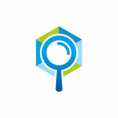 Search vector logo icon