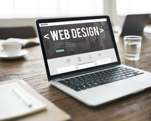 Web Design Internet Website Responsive Software Concept