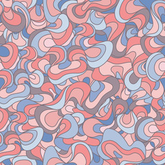abstract waves rose quartz serenity seamless pattern