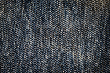 Texture of blue jeans background