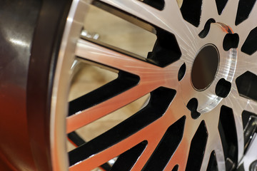 Modern car wheel