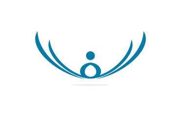 human yoga logo