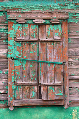 Old wooden window