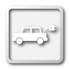 Electric car icon