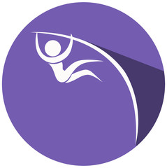 Badge design for pole vault