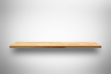 Empty wooden bookshelf © Atstock Productions