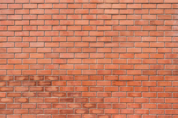 Red brick wall vector background