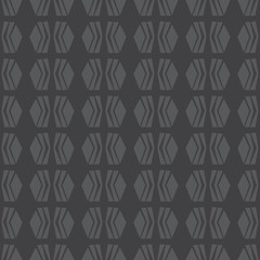 Obraz premium Seamless native vector pattern in monochrome background