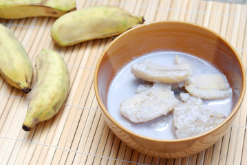 Banana with Coconut Milk