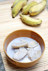 Banana with Coconut Milk