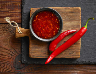 red hot chili sauce