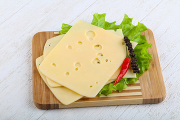 Sliced cheese