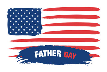 Father day - USA Flag